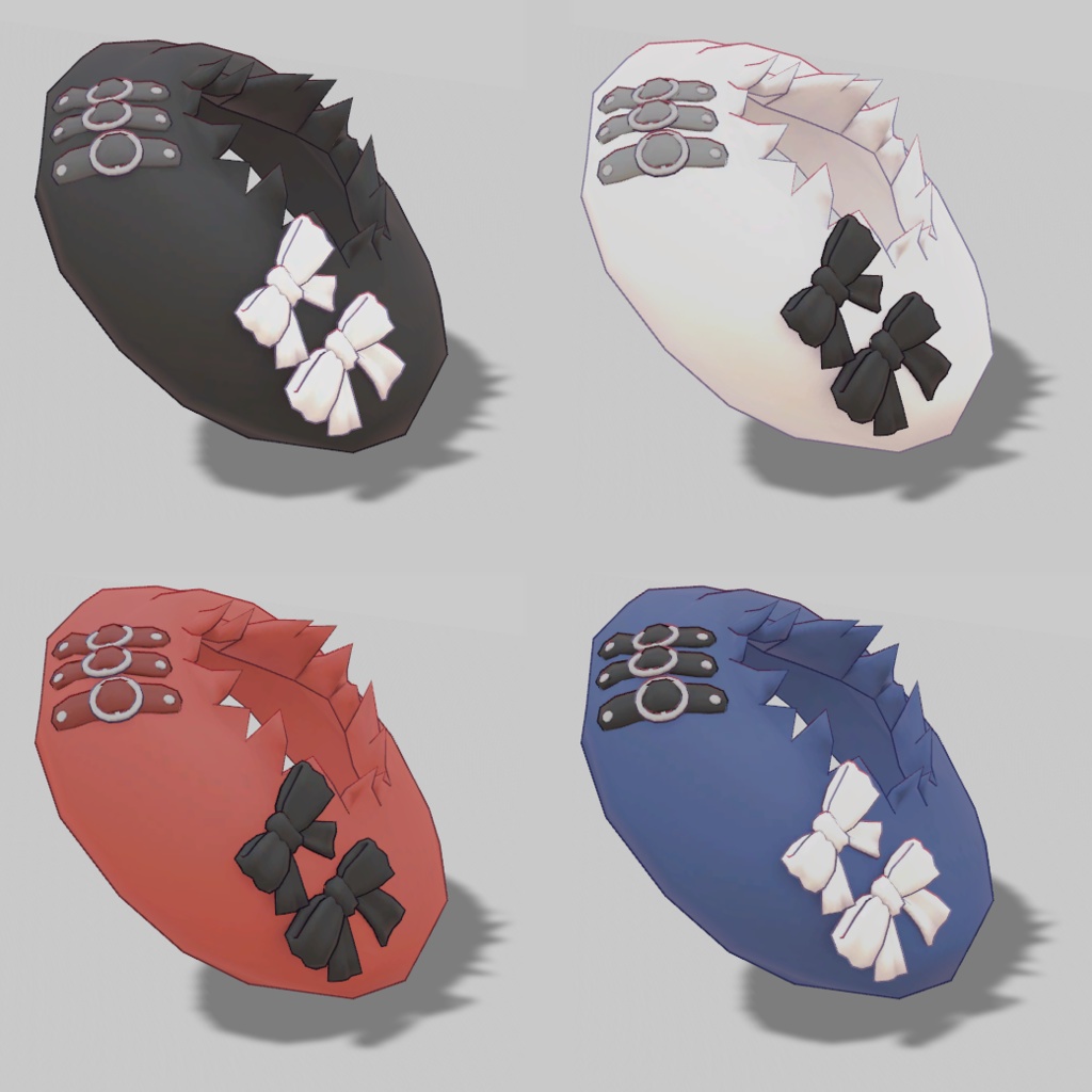 ぶち抜きベレー帽 (Hole Beret)