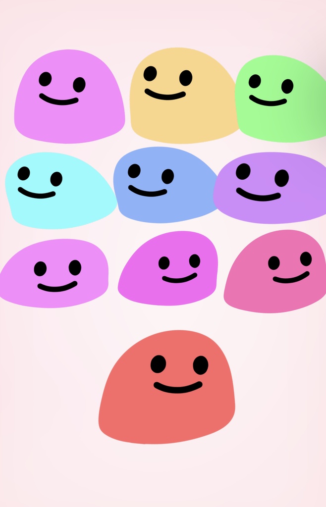 Bouncing lil balls ( not animated)