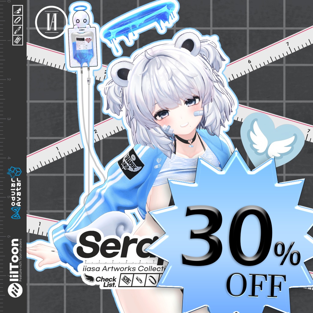 ✨SUMMER SALE✨ 08/22~8/30 12アバター対応〖🩵Seraphic Drip🩵〗