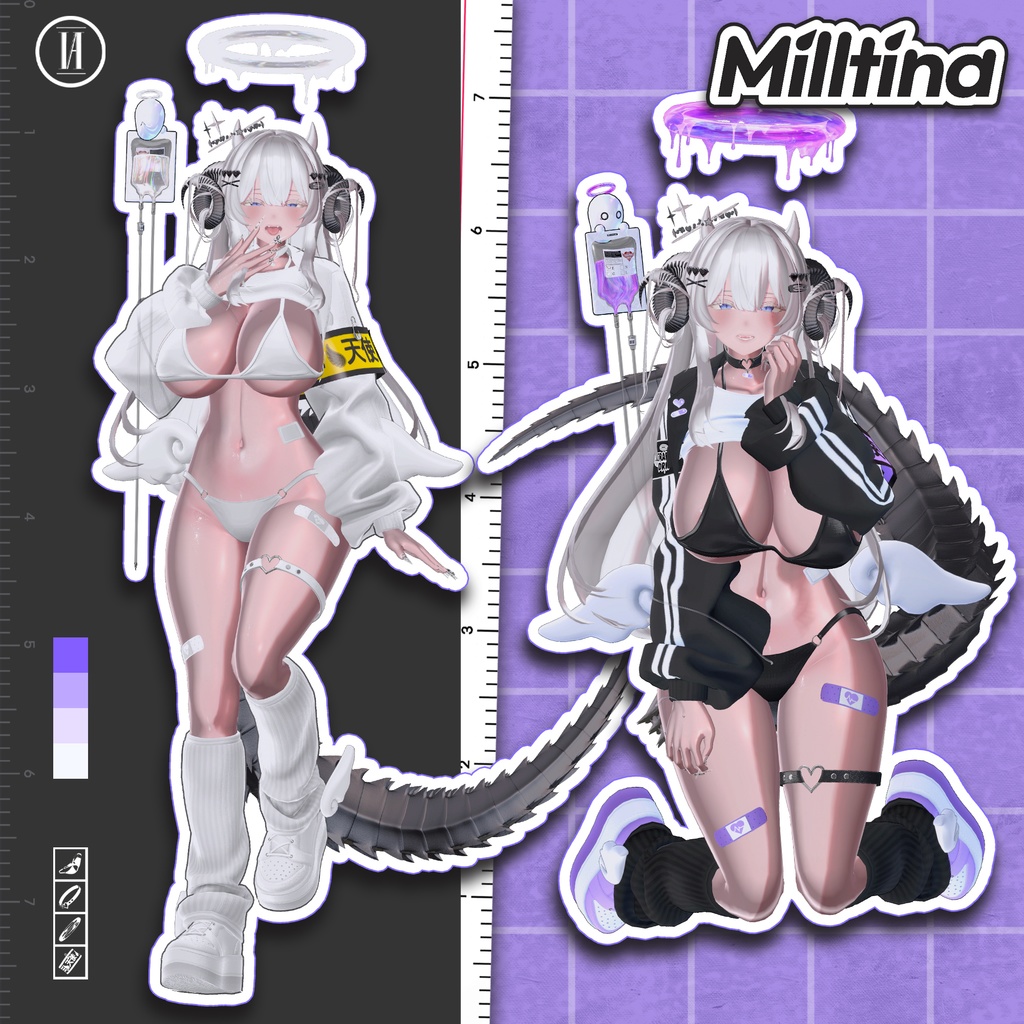 11アバター対応〖🩵Seraphic Drip🩵〗