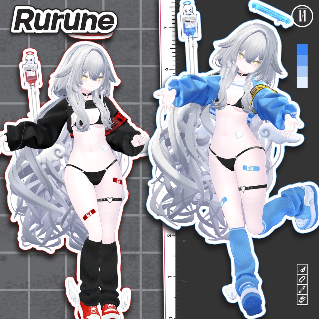 11アバター対応〖🩵Seraphic Drip🩵〗