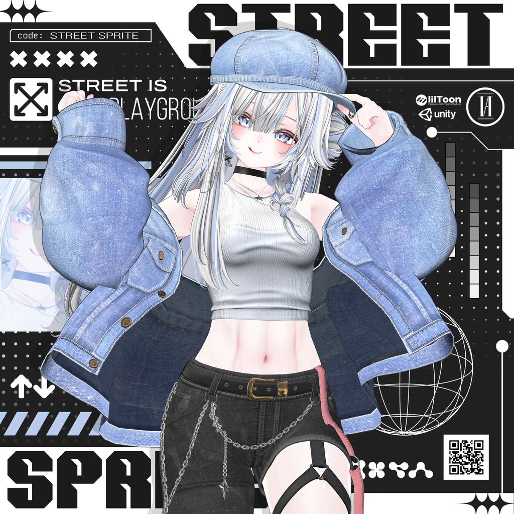 (📢セール中 12/15)  8アバター対応〖✨Street Sprite✨〗