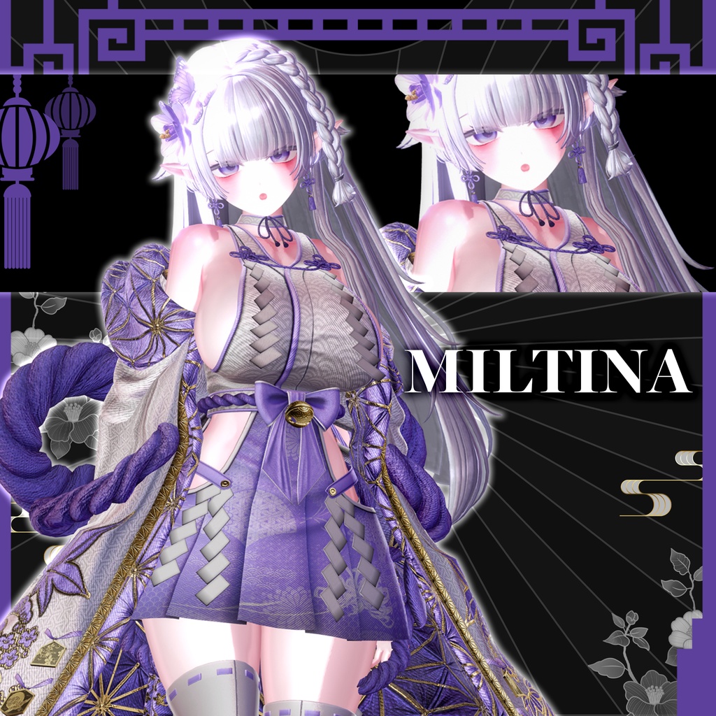 ✨記念セール✨ 11 アバター対応〖🌸Scarlet Kagura🌸〗