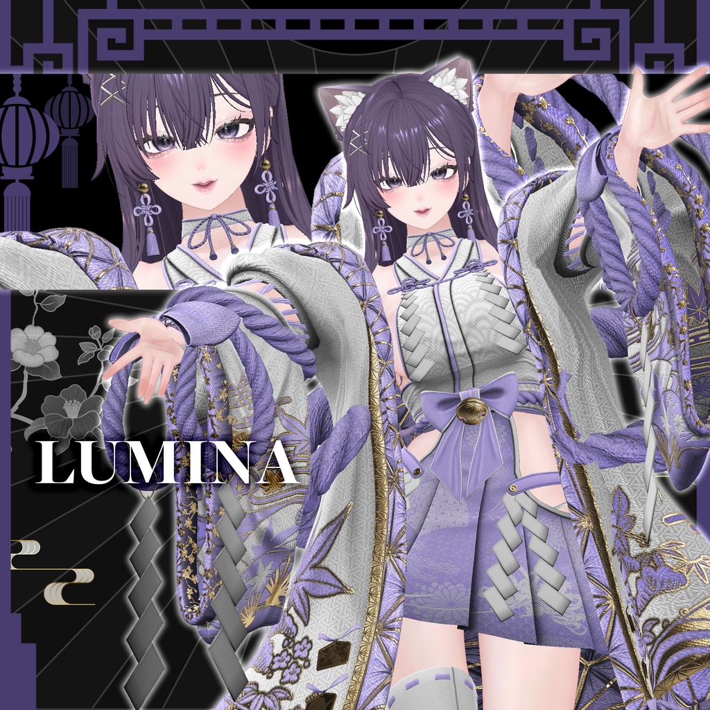 ✨記念セール✨ 11 アバター対応〖🌸Scarlet Kagura🌸〗