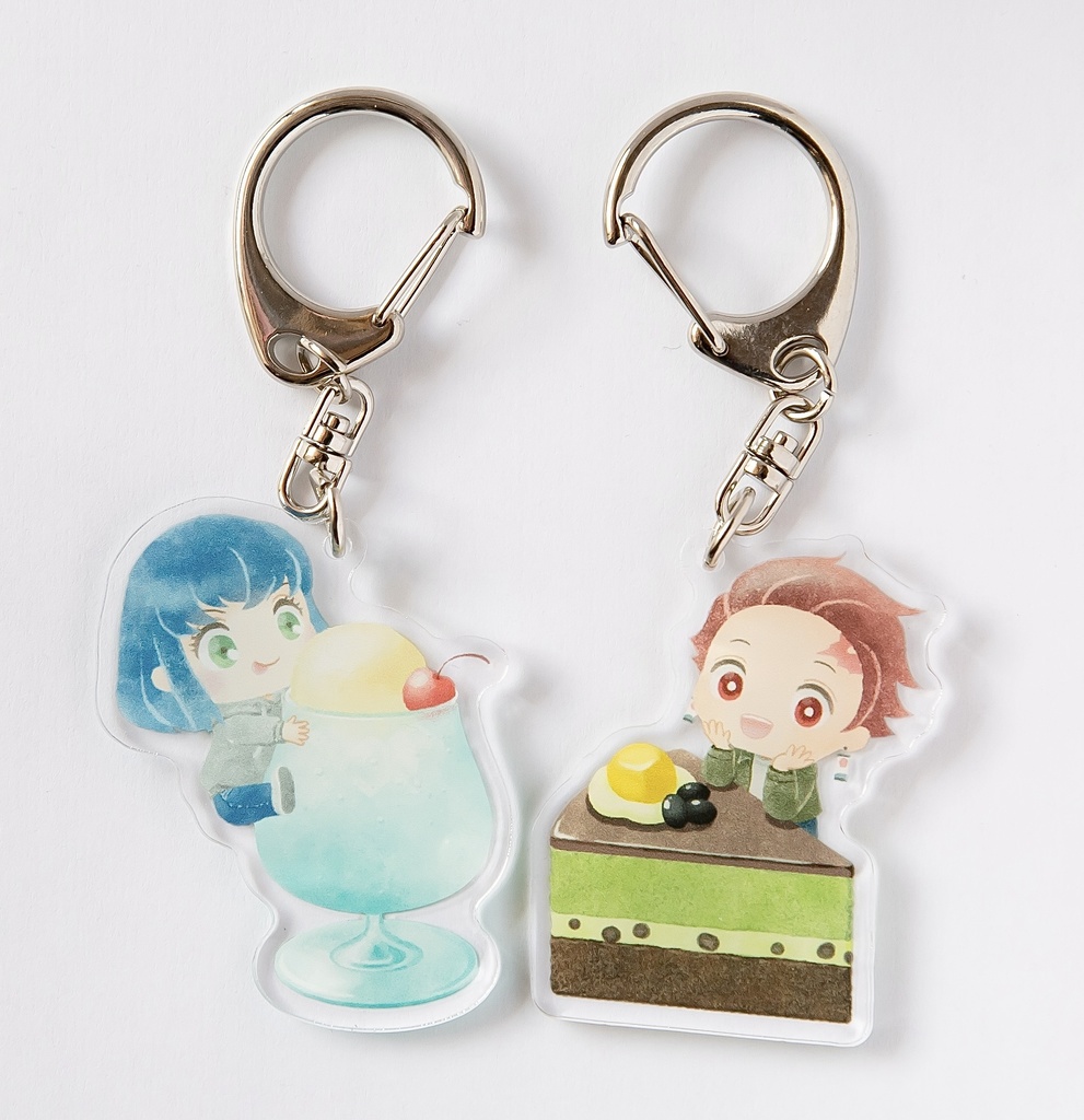 炭伊アクリルキーホルダー