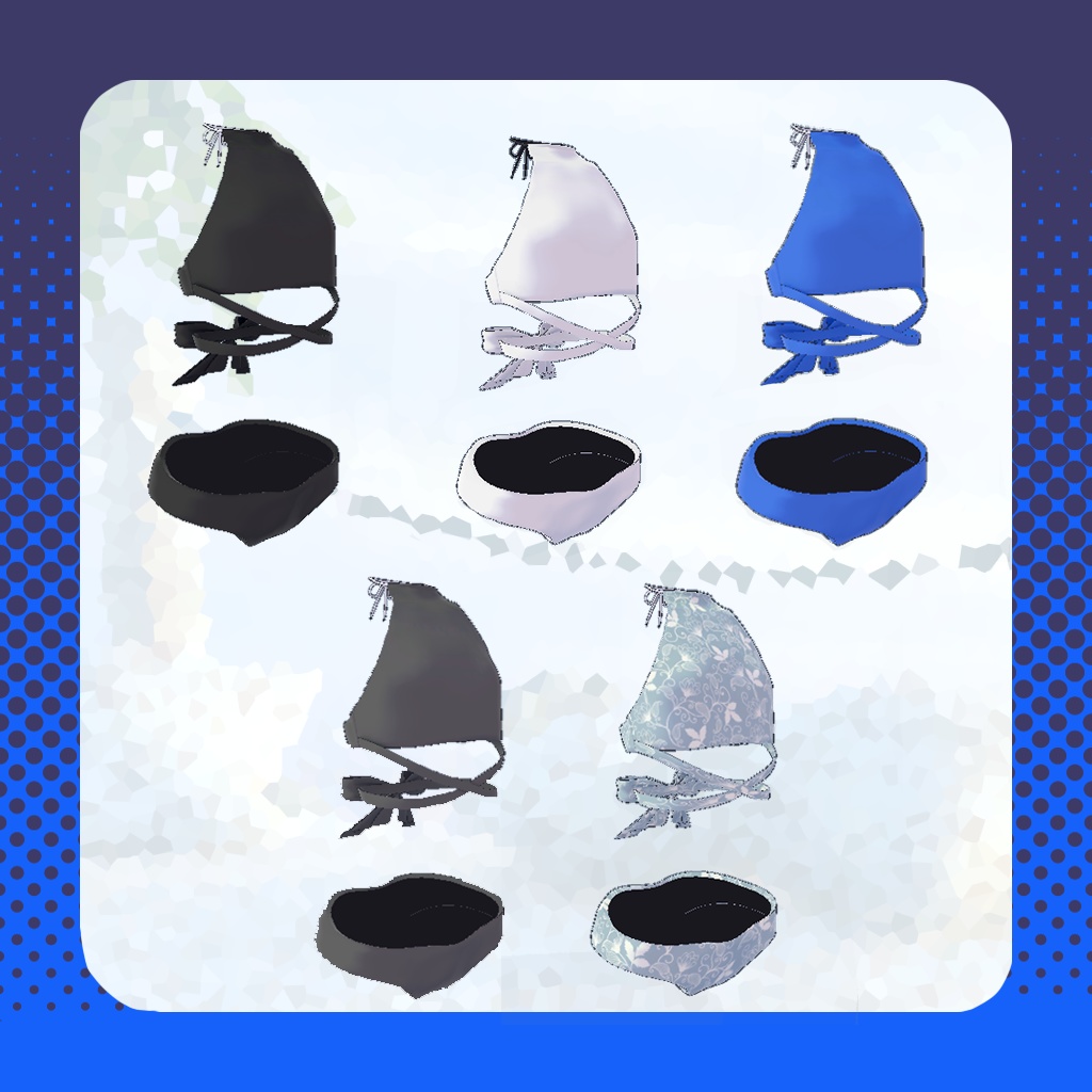 【Lapwing対応】ホルターネックスイムウェア【VRChat対応】