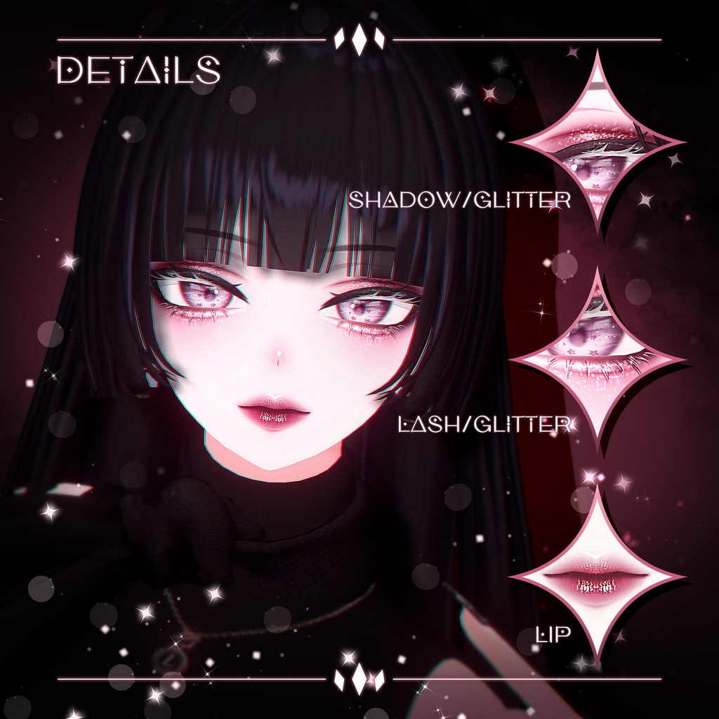 【 森羅 / Shinra 専用 】 Plum Make-up Texture [PSD] 缩略图 2