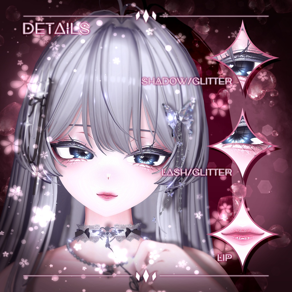 【 しお / Sio 専用 】 Rose Quartz Make-up Texture [PSD] 缩略图 2