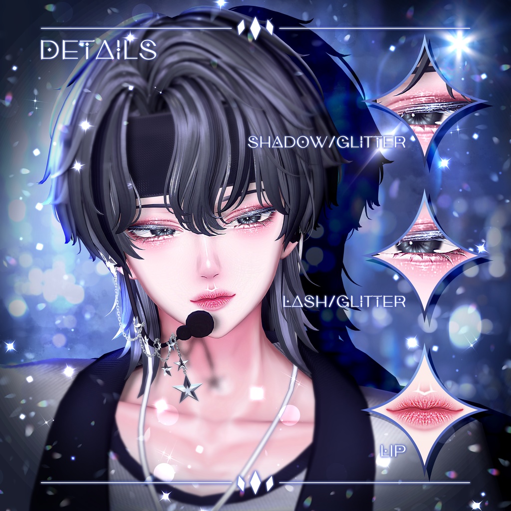 【 水瀬 / Minase 専用 】 Space Make-up Texture [PSD] 缩略图 2