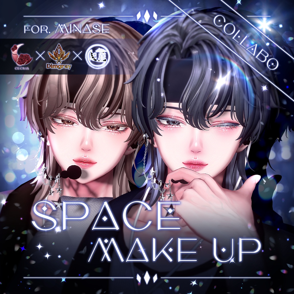 【 水瀬 / Minase 専用 】 Space Make-up Texture [PSD]