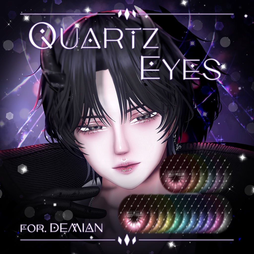 【 デミアン / Demian 専用 】 Quartz Eyes Texture [PSD]