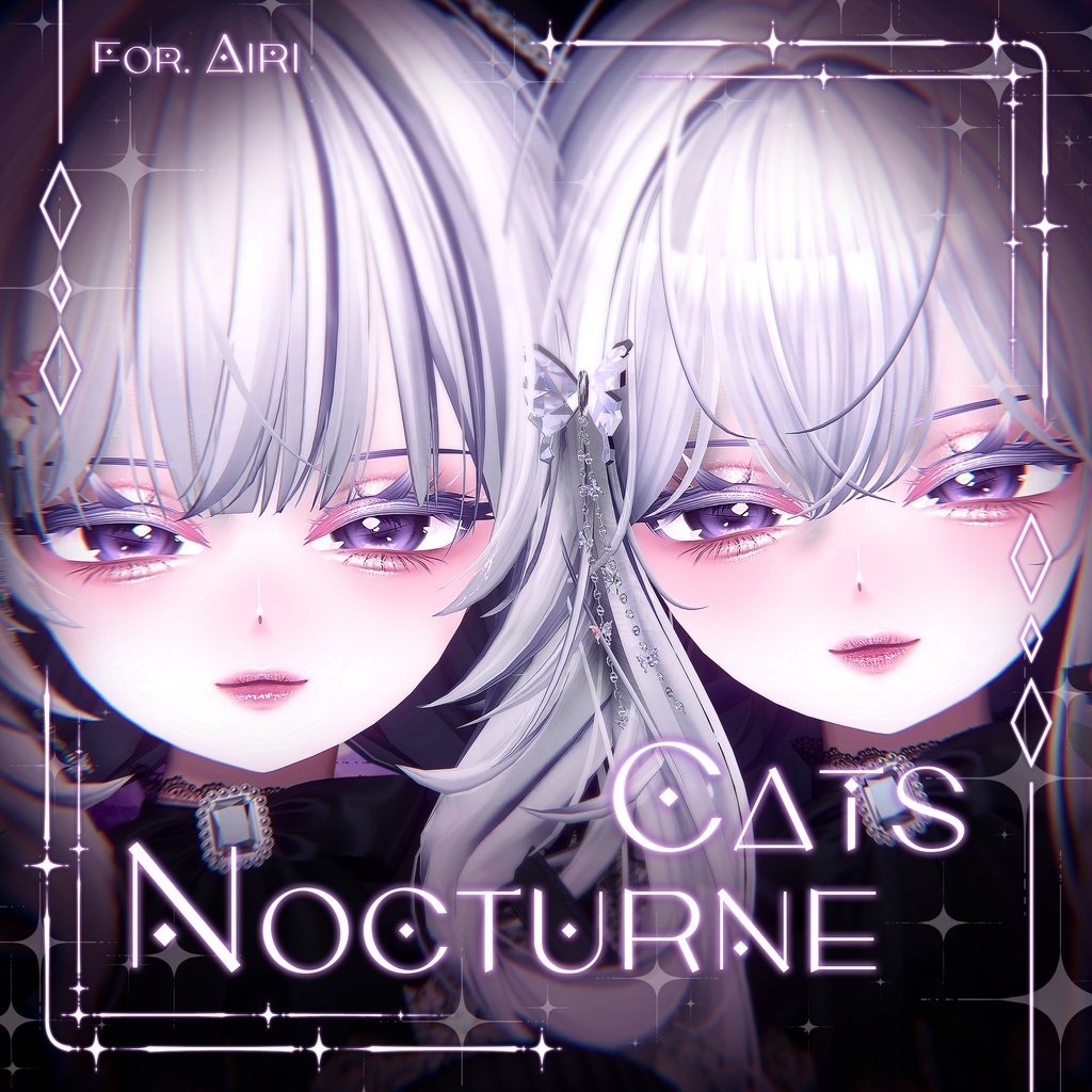 【 愛莉 / Airi 専用 】 Nocturne Cats Make-up Texture [PSD]