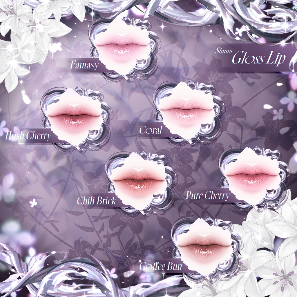 【 2アバター対応 】 Lilium Make-up Texture [PSD] 缩略图 12