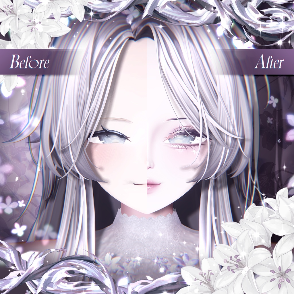 【 2アバター対応 】 Lilium Make-up Texture [PSD] 缩略图 15