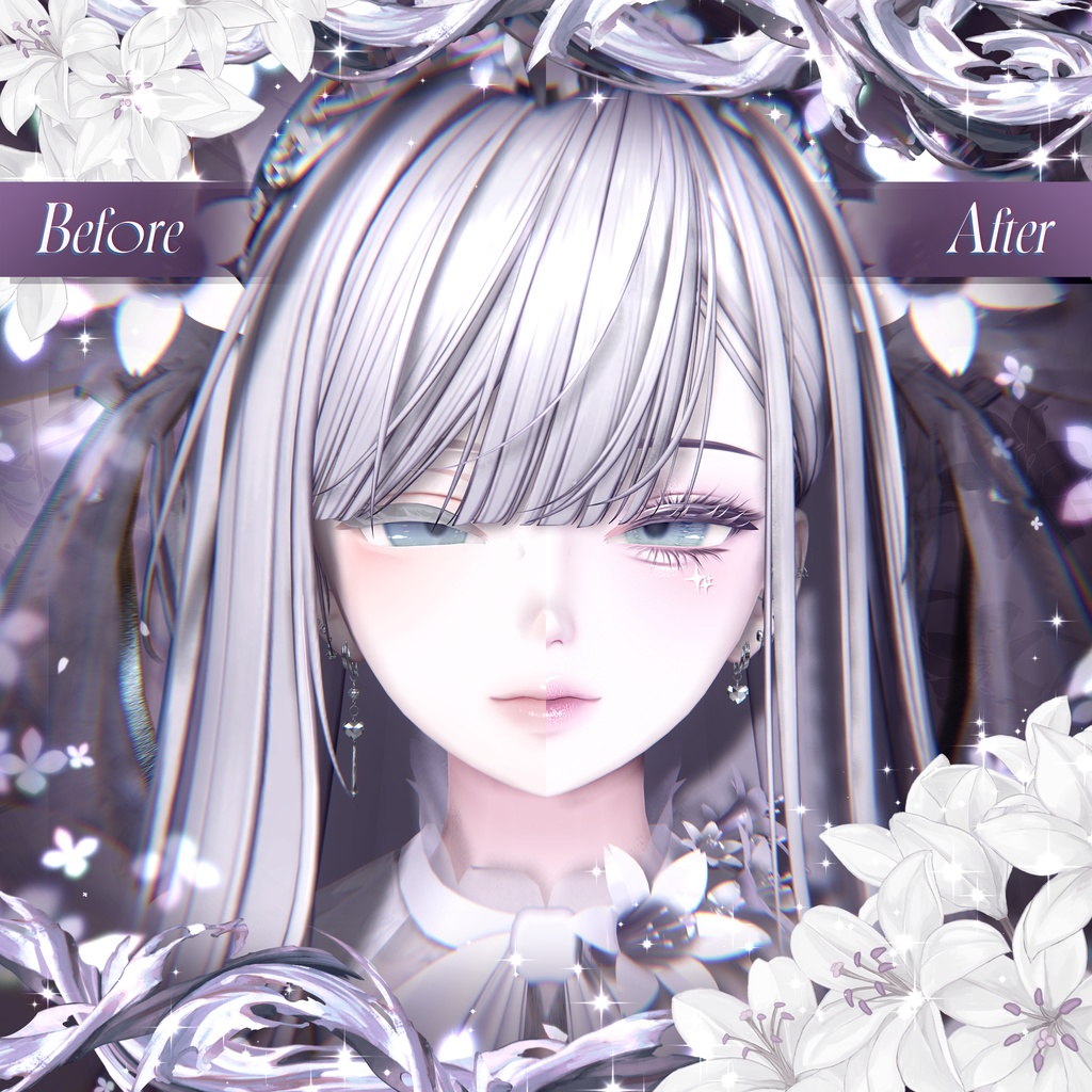 【 2アバター対応 】 Lilium Make-up Texture [PSD] 缩略图 14