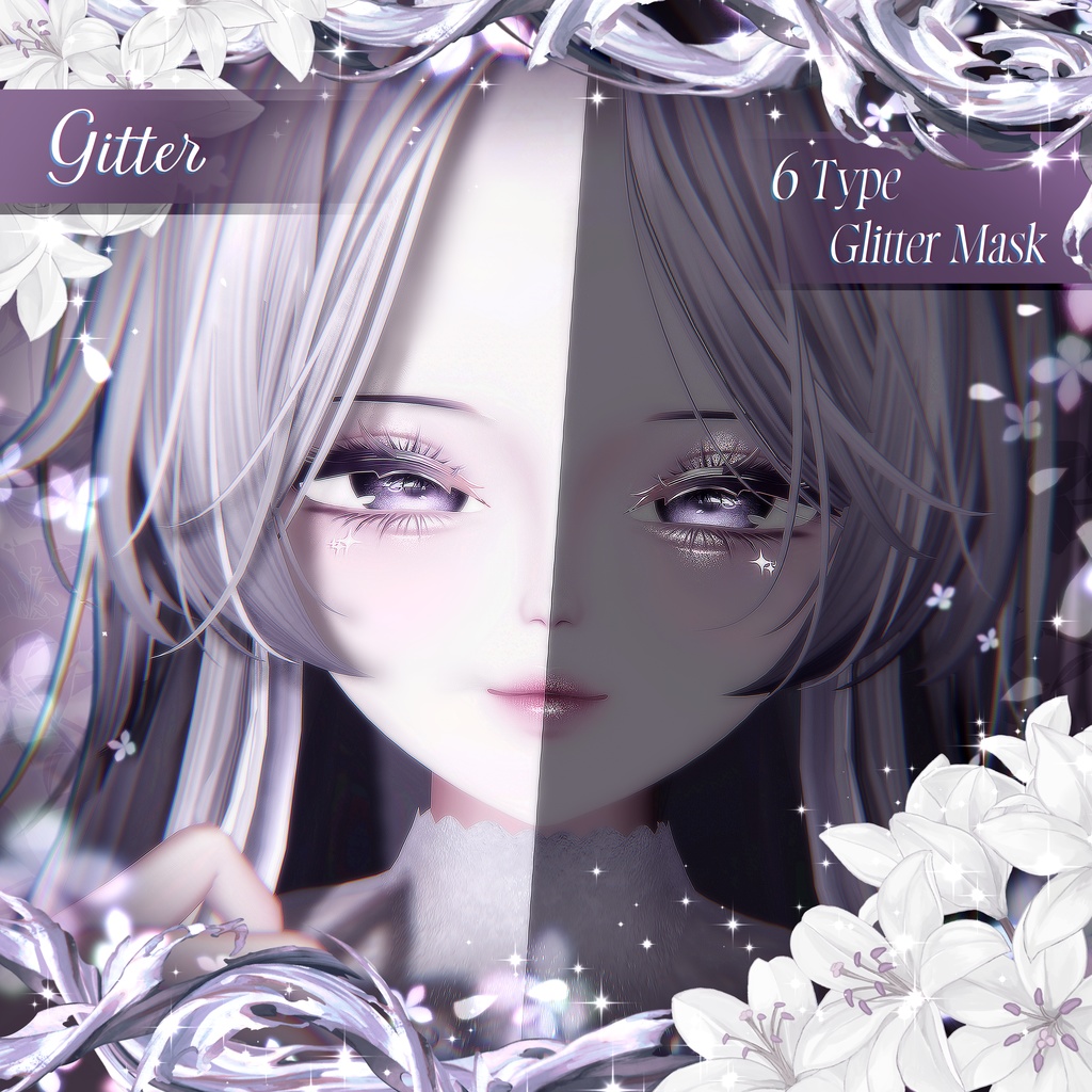 【 2アバター対応 】 Lilium Make-up Texture [PSD] 缩略图 5