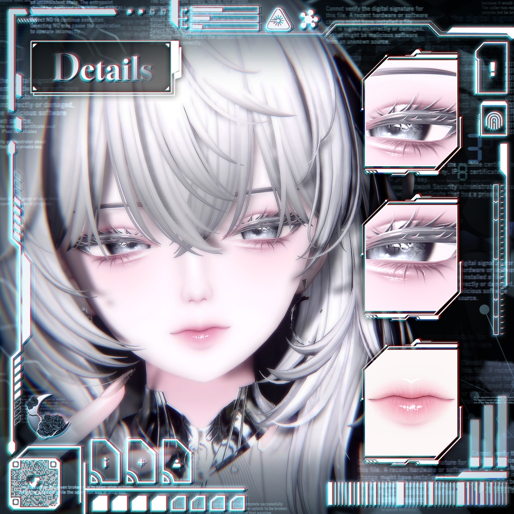 【 3アバター対応 】 Seraph Make-up Texture [PSD] 缩略图 2