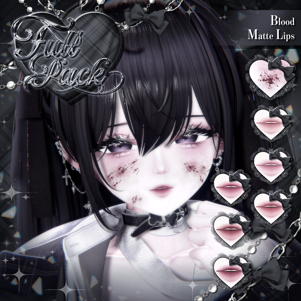 【 3アバター対応 】 Lucid Liminal Make-up Texture [PSD] 缩略图 13