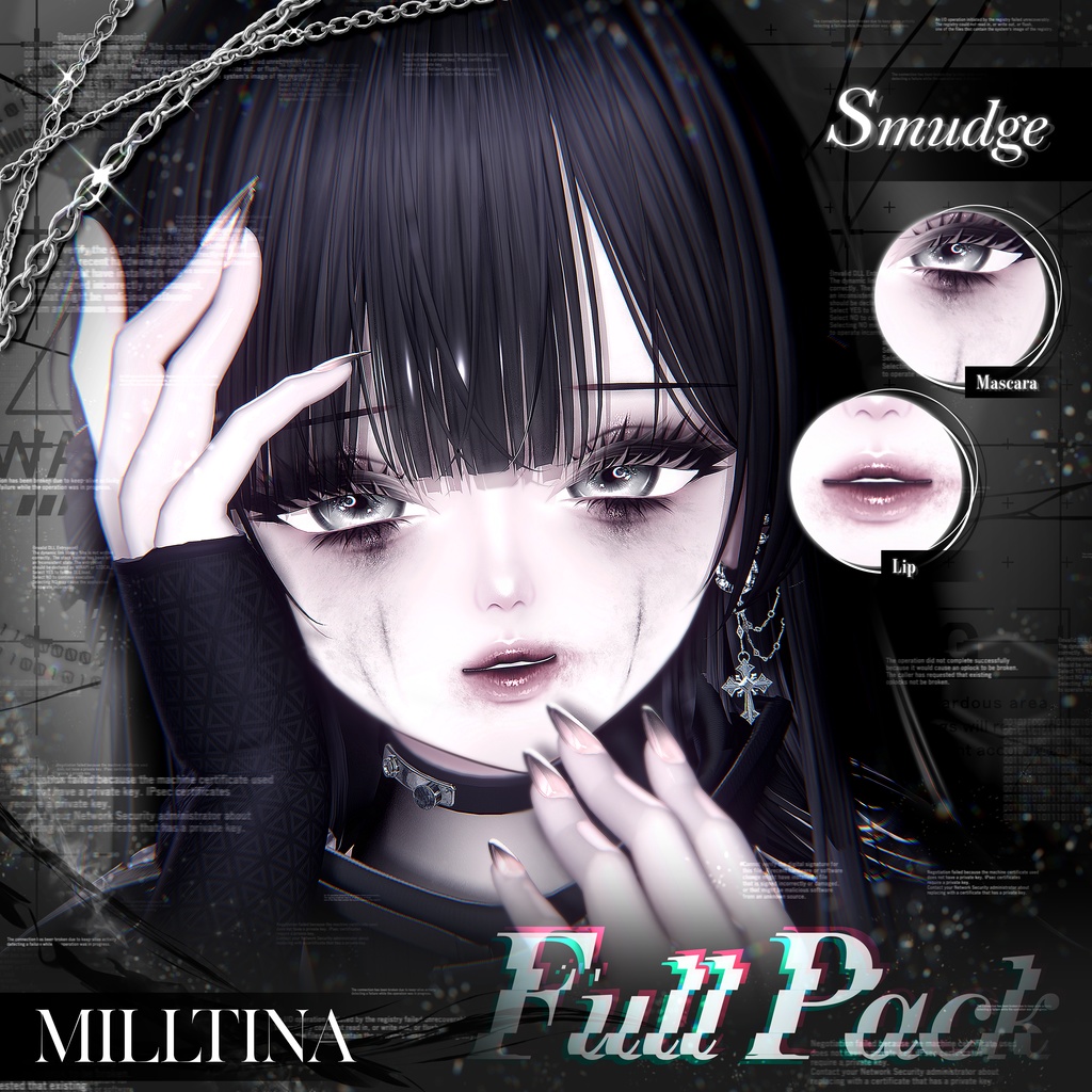【 3アバター対応 】 Fallen Ether Make-up Texture [PSD] 缩略图 13