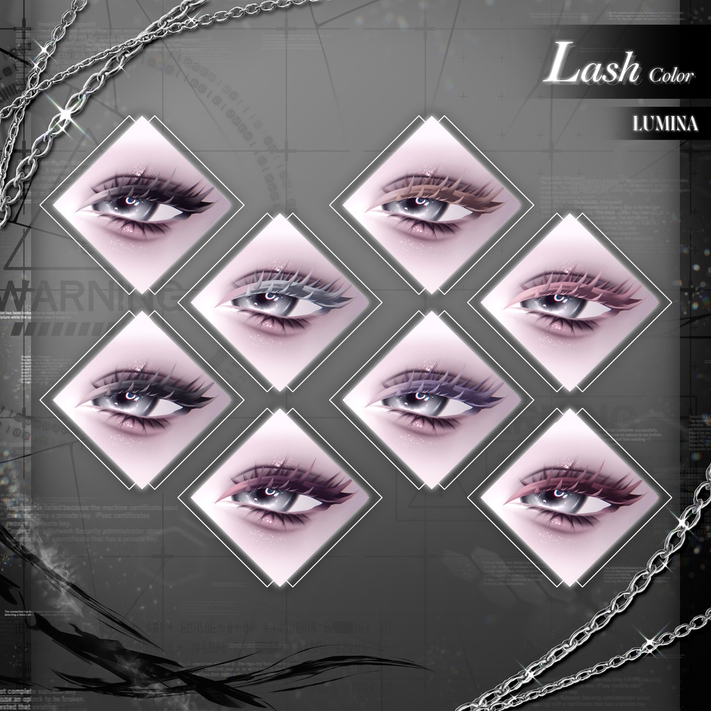 【 3アバター対応 】 Fallen Ether Make-up Texture [PSD] 缩略图 14