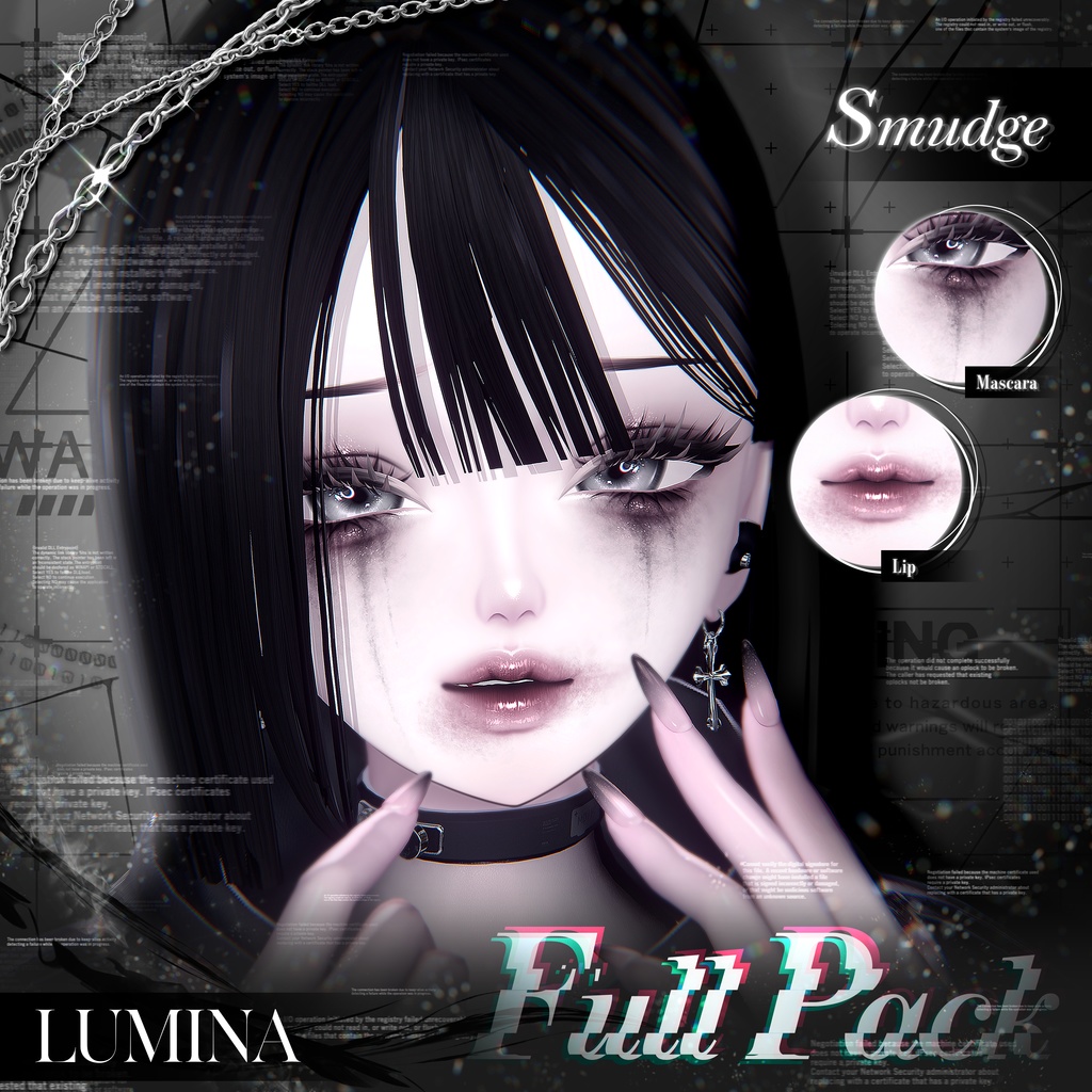 【 3アバター対応 】 Fallen Ether Make-up Texture [PSD] 缩略图 11