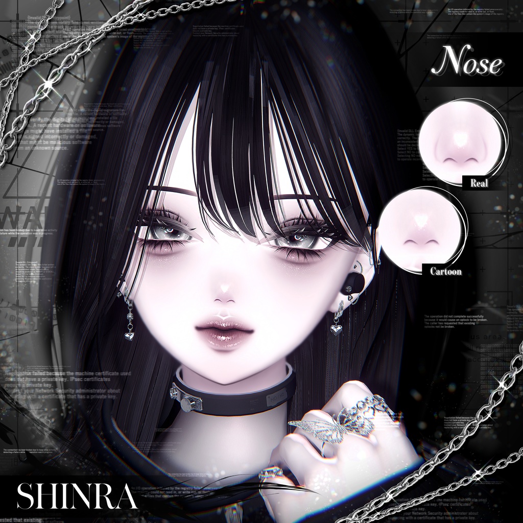 【 3アバター対応 】 Fallen Ether Make-up Texture [PSD] 缩略图 9