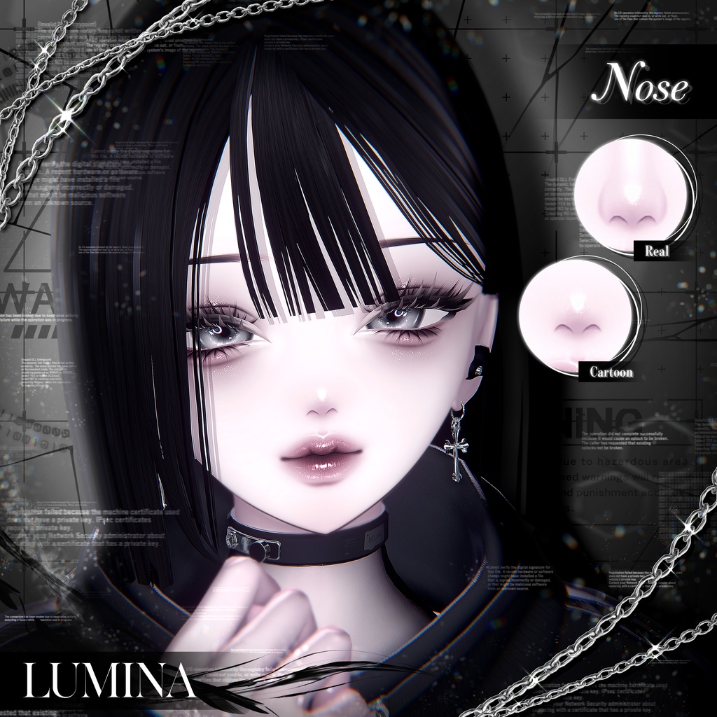 【 3アバター対応 】 Fallen Ether Make-up Texture [PSD] 缩略图 8