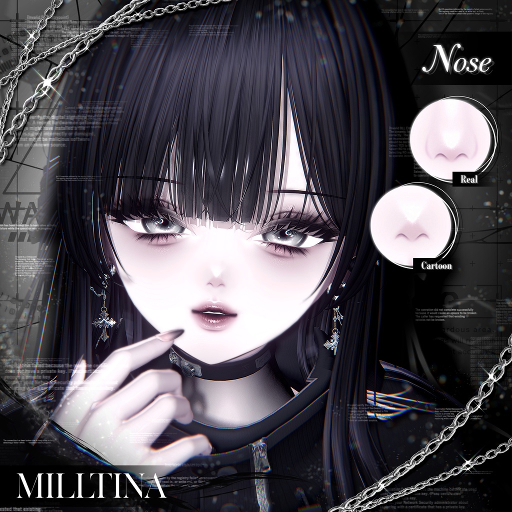 【 3アバター対応 】 Fallen Ether Make-up Texture [PSD] 缩略图 10