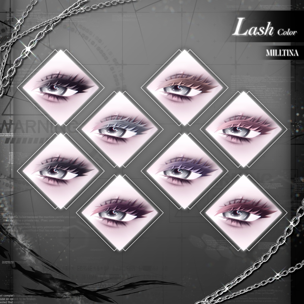 【 3アバター対応 】 Fallen Ether Make-up Texture [PSD] 缩略图 16