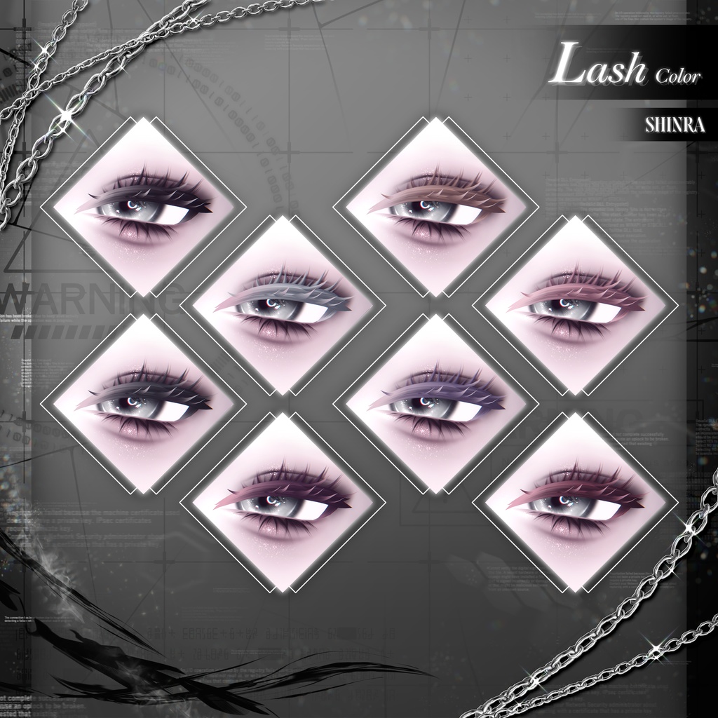 【 3アバター対応 】 Fallen Ether Make-up Texture [PSD] 缩略图 15