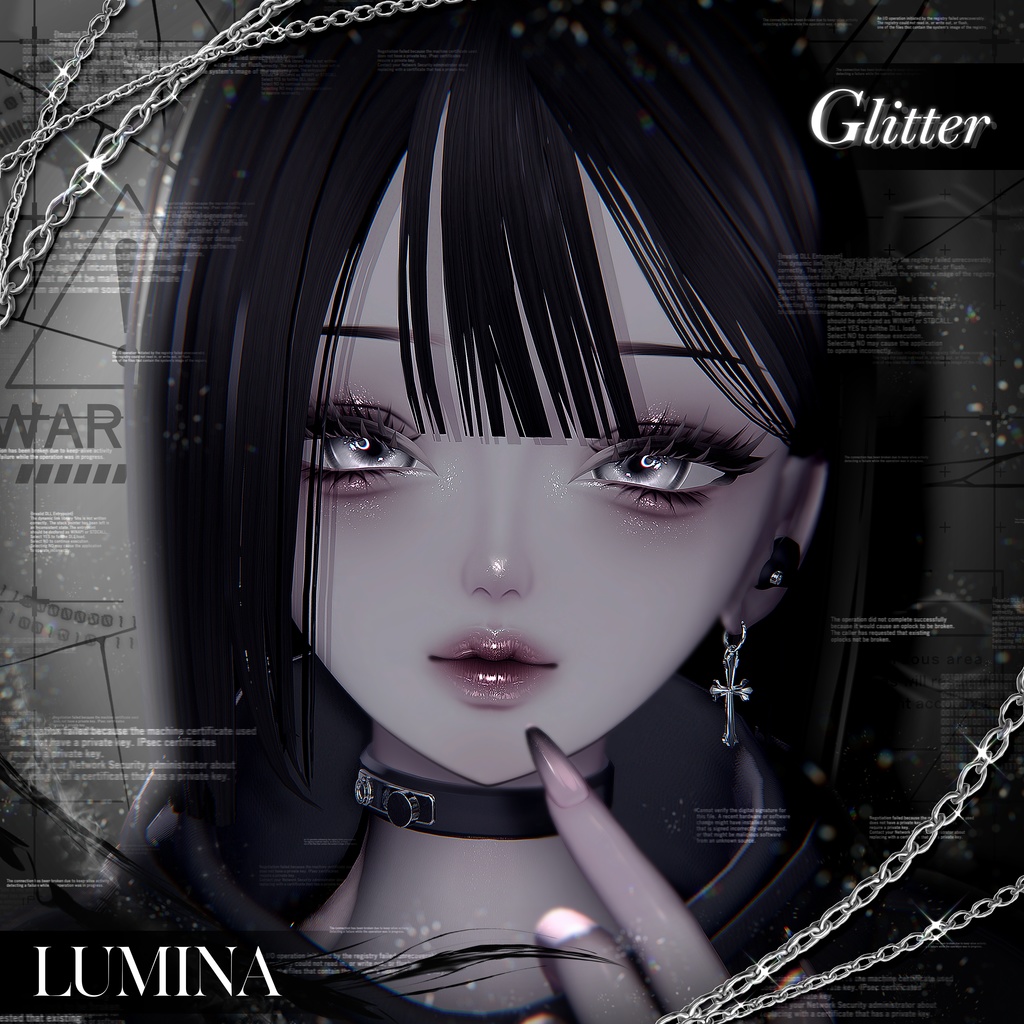 【 3アバター対応 】 Fallen Ether Make-up Texture [PSD] 缩略图 5