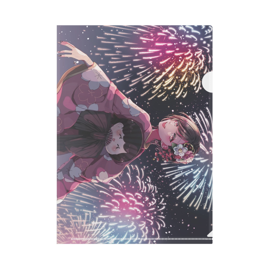 ダイナマイト花子Fire◎Frower歌みたイラスト クリアファイル