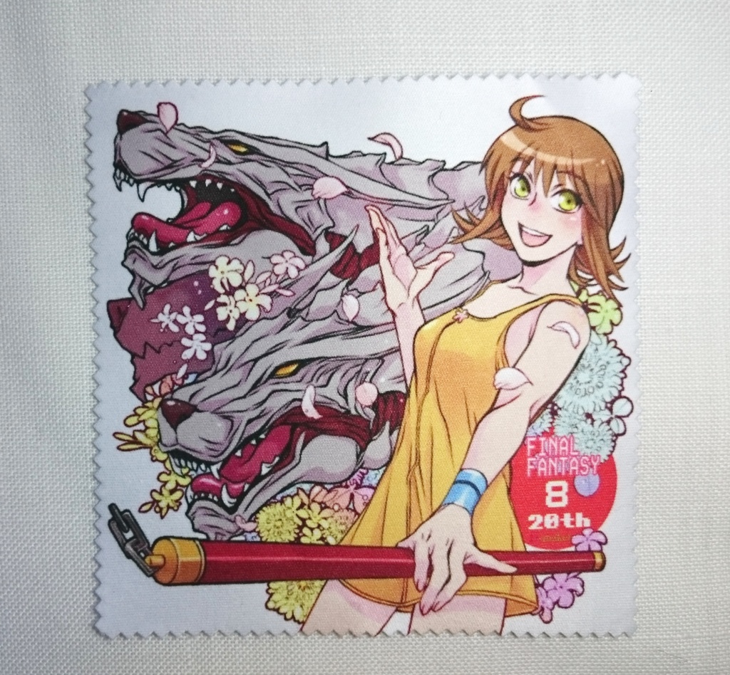 FF8【miniメガネ拭き2枚セット】