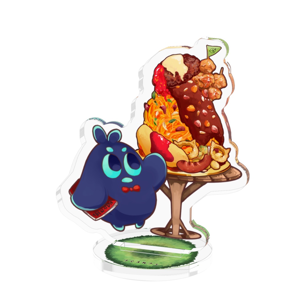 【つまめカフェアクリルフィギア】タラメとつまめマウンテン