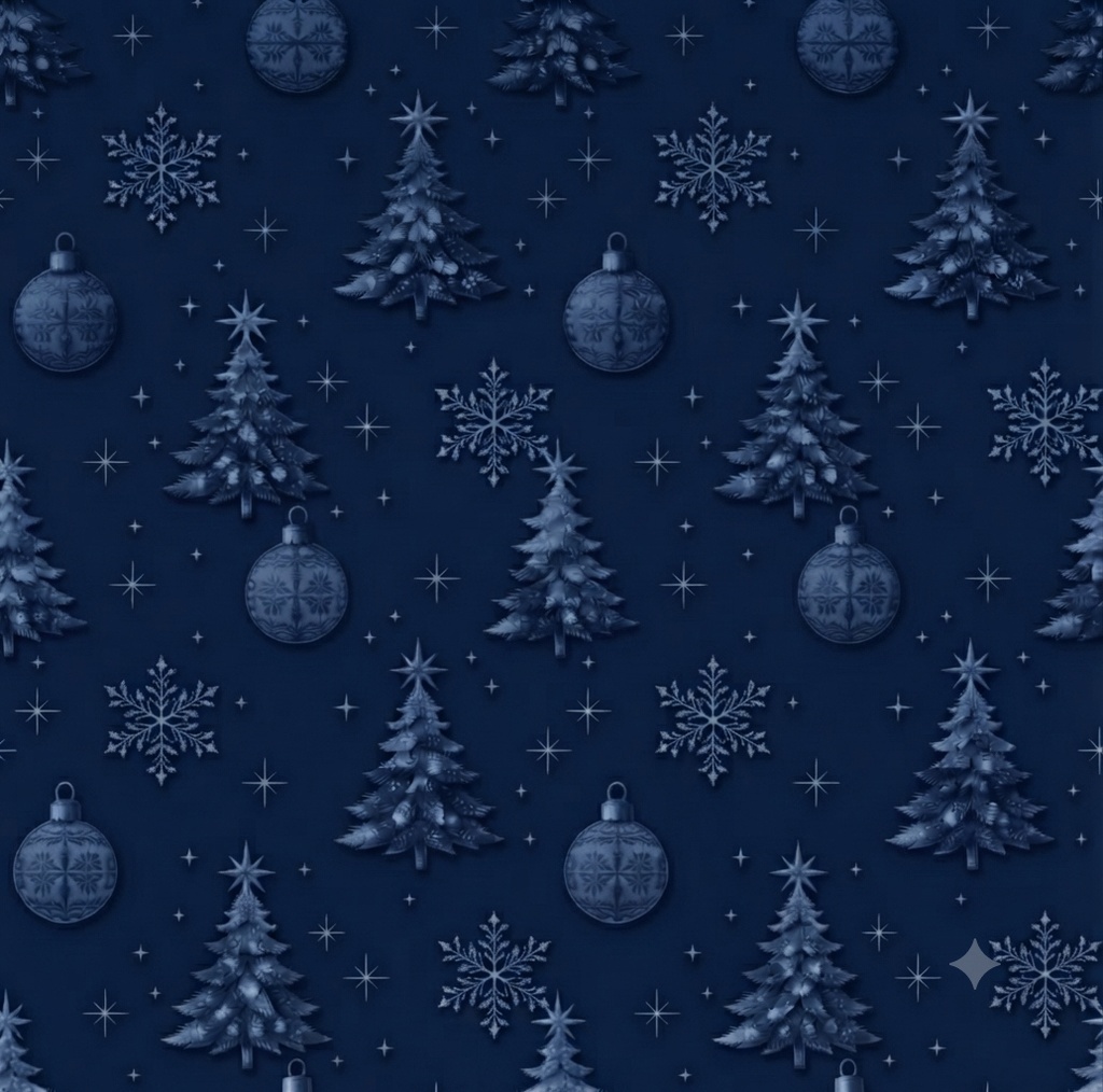 【デジタルペーパー素材】クリスマスツリー&雪の結晶パターン(全8色セット)