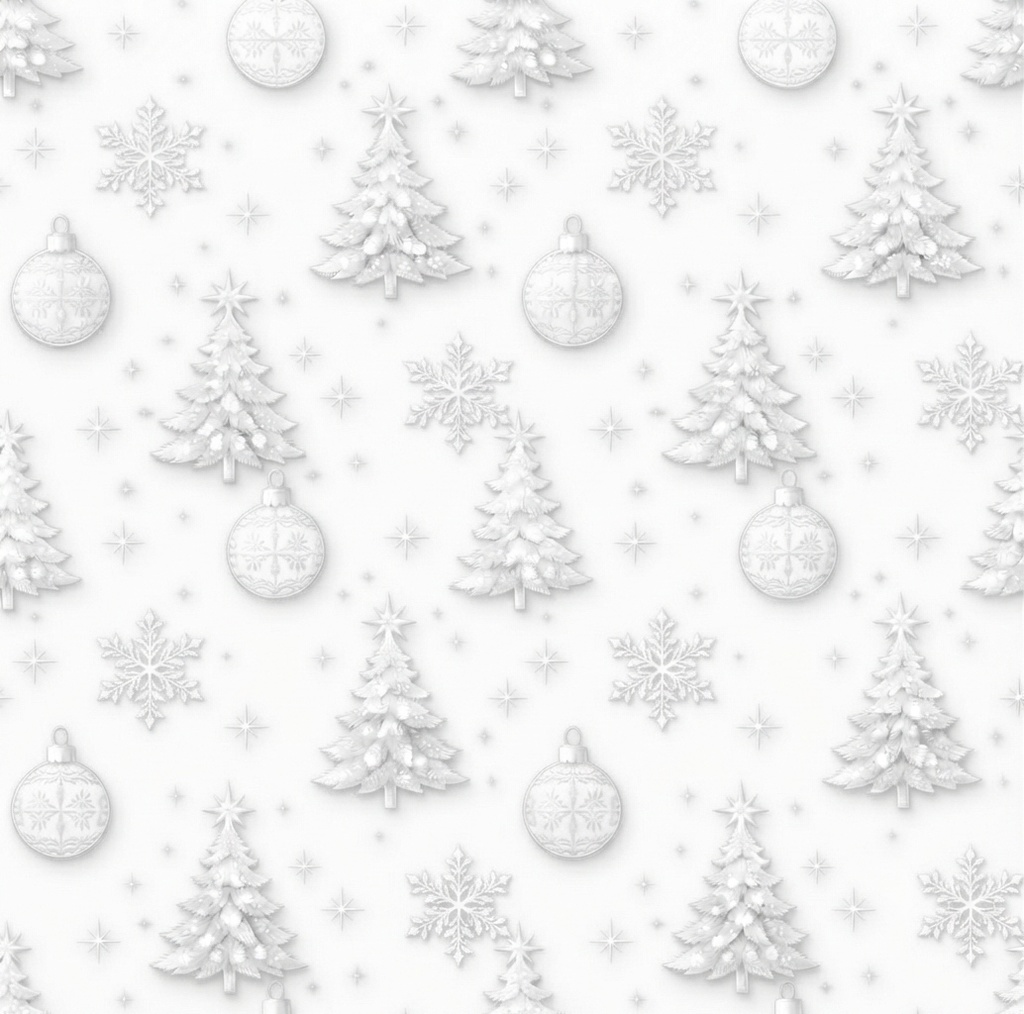 【デジタルペーパー素材】クリスマスツリー&雪の結晶パターン(全8色セット)