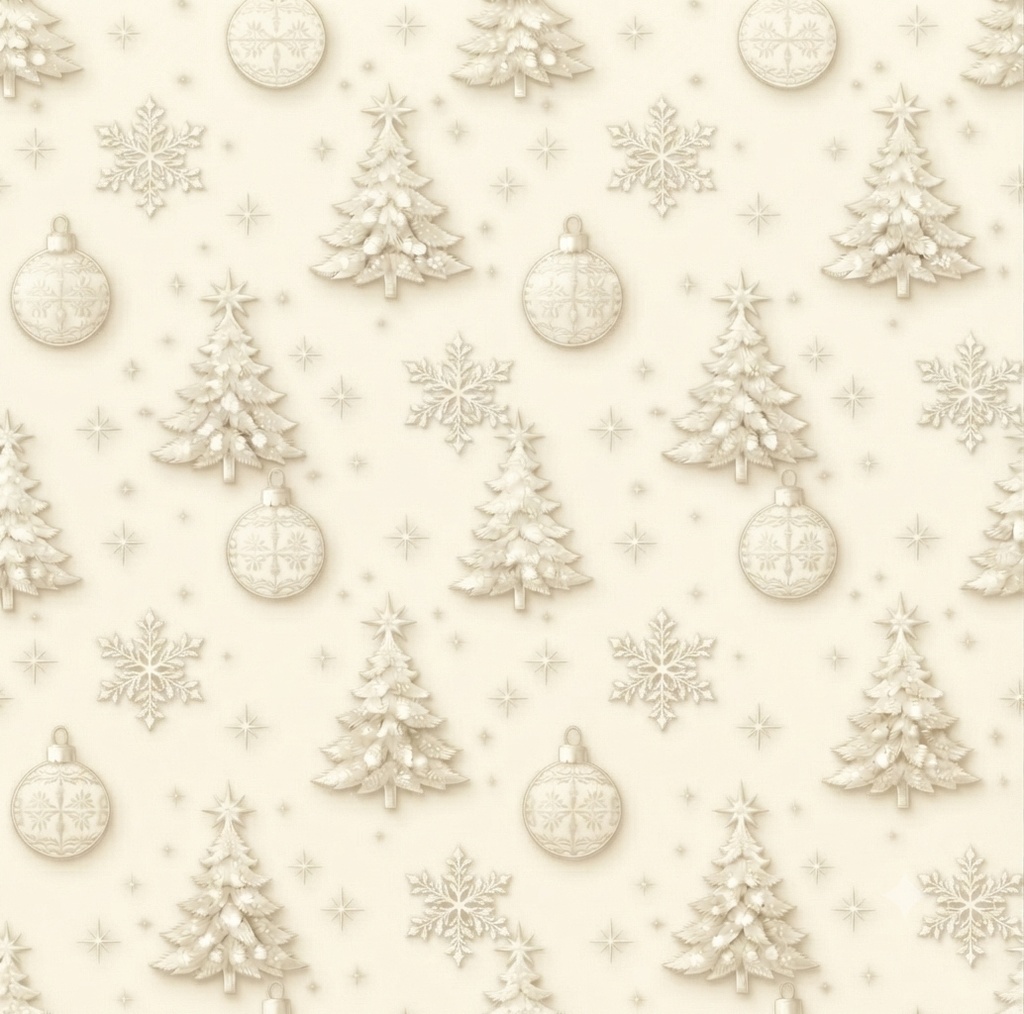 【デジタルペーパー素材】クリスマスツリー&雪の結晶パターン(全8色セット)
