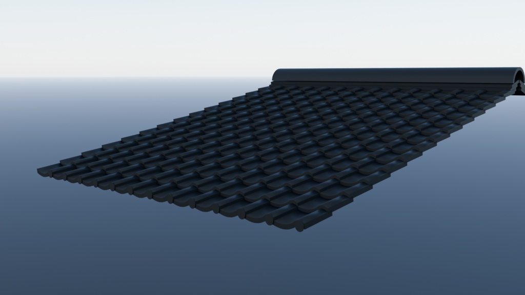 【Blender】瓦ジェネレーター