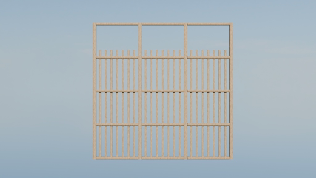 【Blender】平格子ジェネレーター