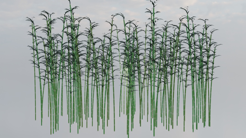 【Blender】竹林ジェネレーター