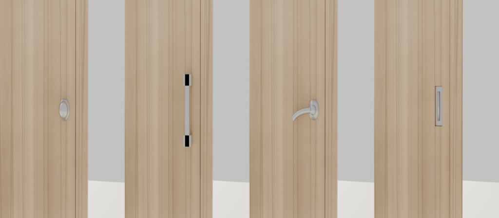 ArchNodes Door Generator v1.0 — Blender 用 パラメトリックドア + Wall Cutter 同梱