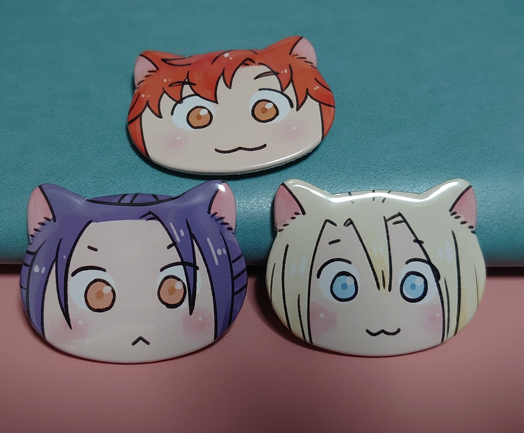 【FE風花雪月】こねこ缶バッジ