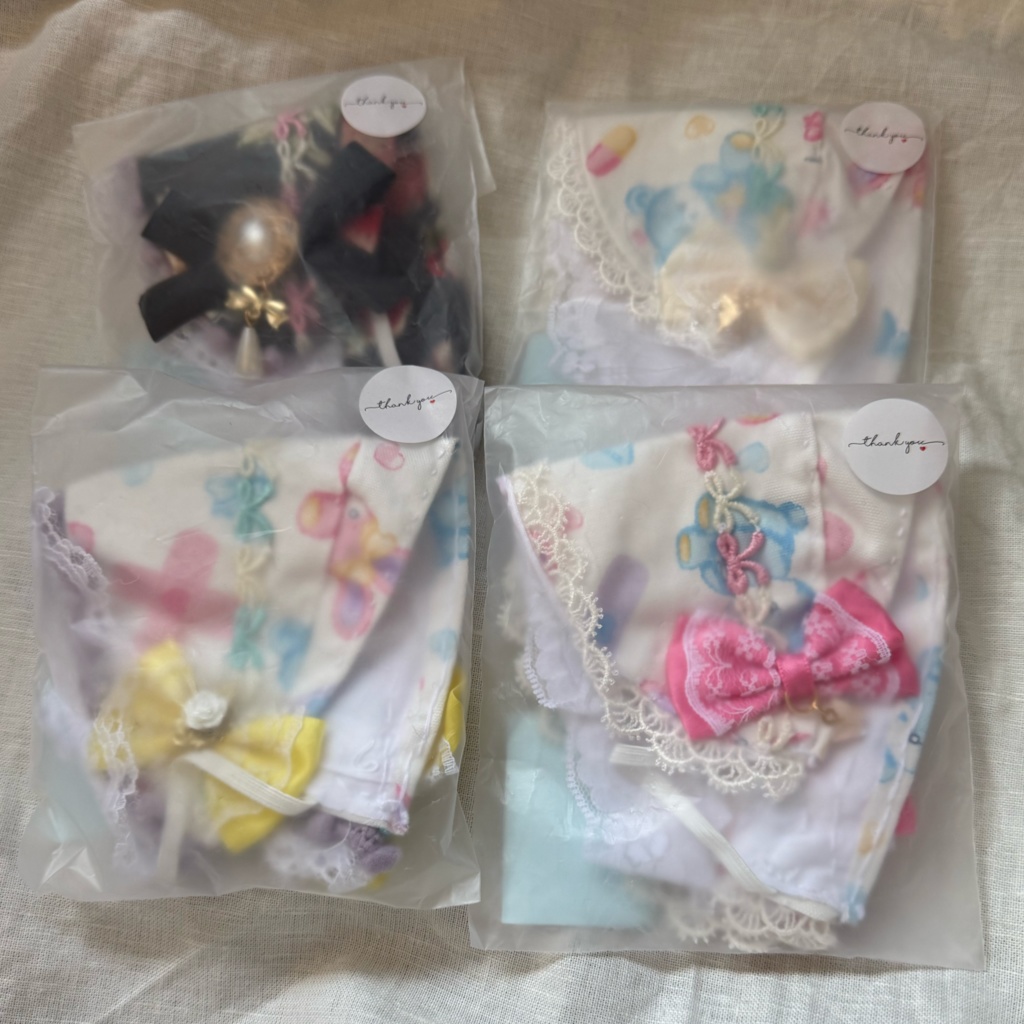 ［タイムセール］ぬいぐるみ　ハーフボンネット　モノクロ
