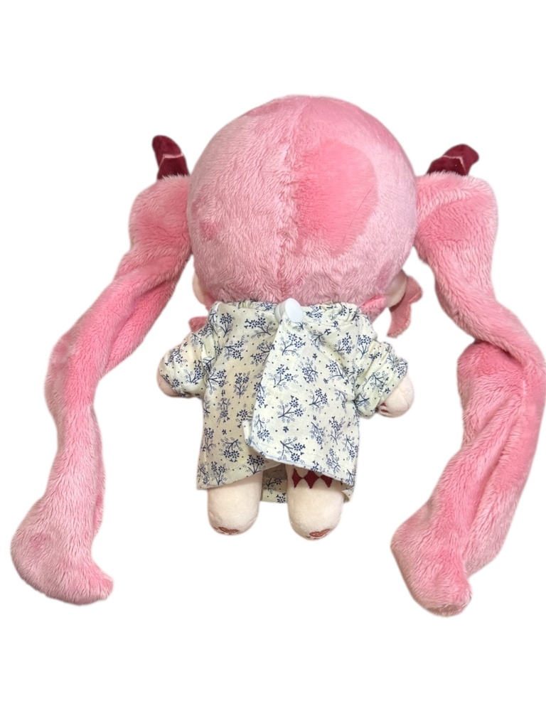 スモッグワンピース 無属性ぬい20cm ネイビー小花