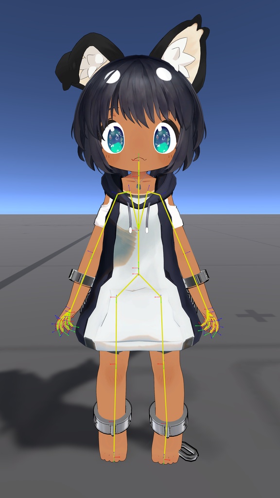 VRChat向けボーン可視化ギミック