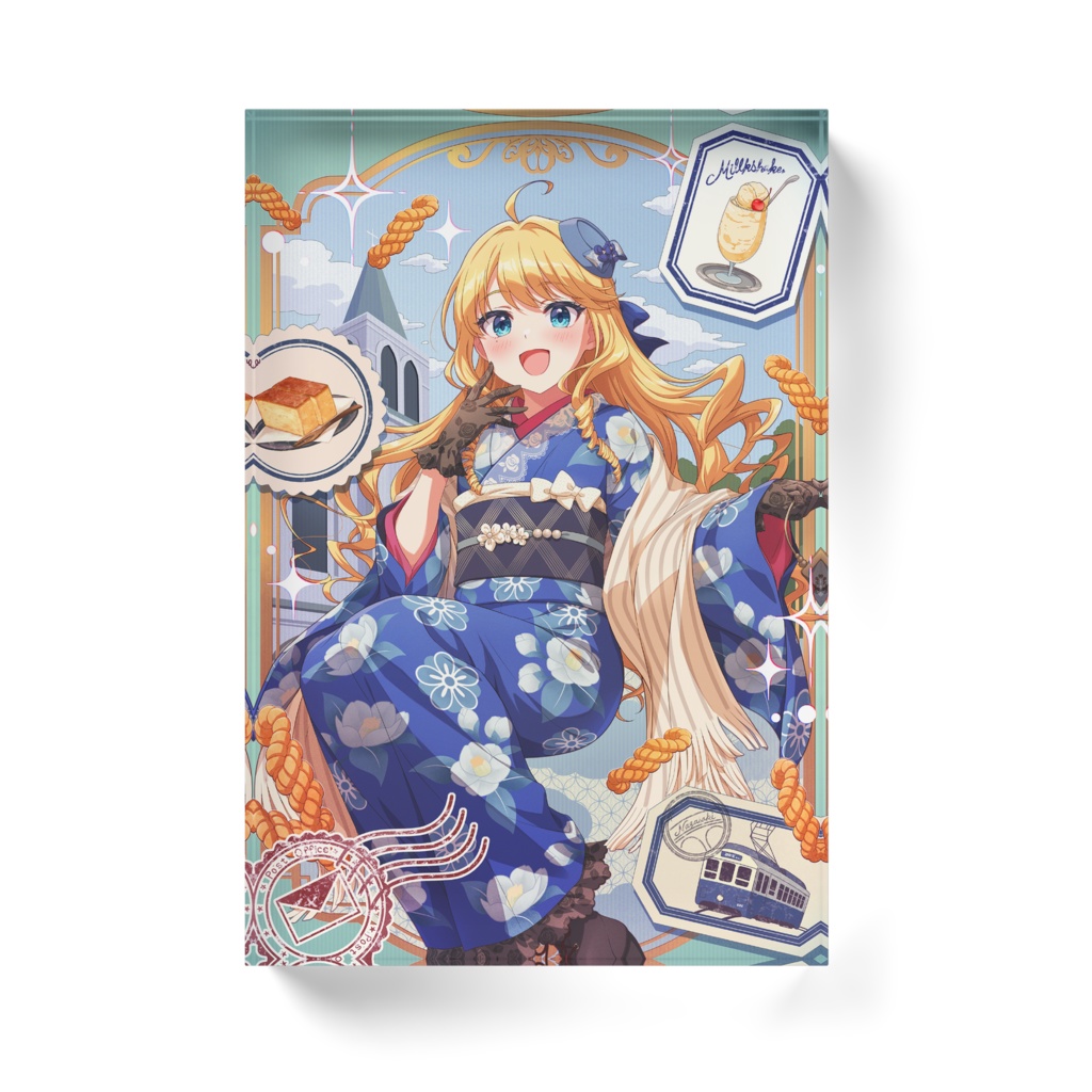 かすていらヨリコ アクリルブロック(配信3周年記念)