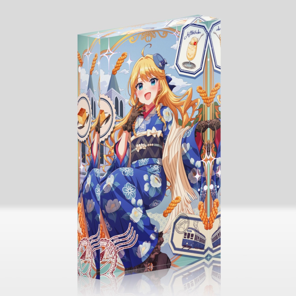 かすていらヨリコ アクリルブロック（配信3周年記念）