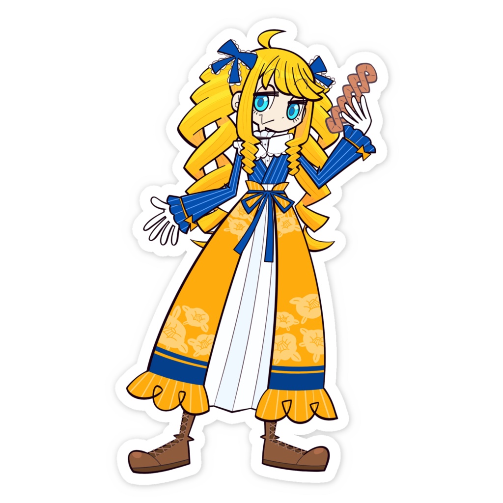 かすていらヨリコ スマホステッカー