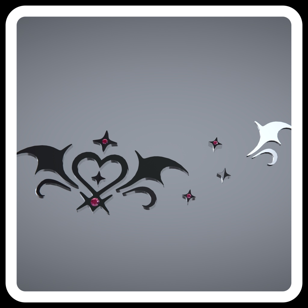 【無料/free  100follow ty!!!】Succubus Face Accessory