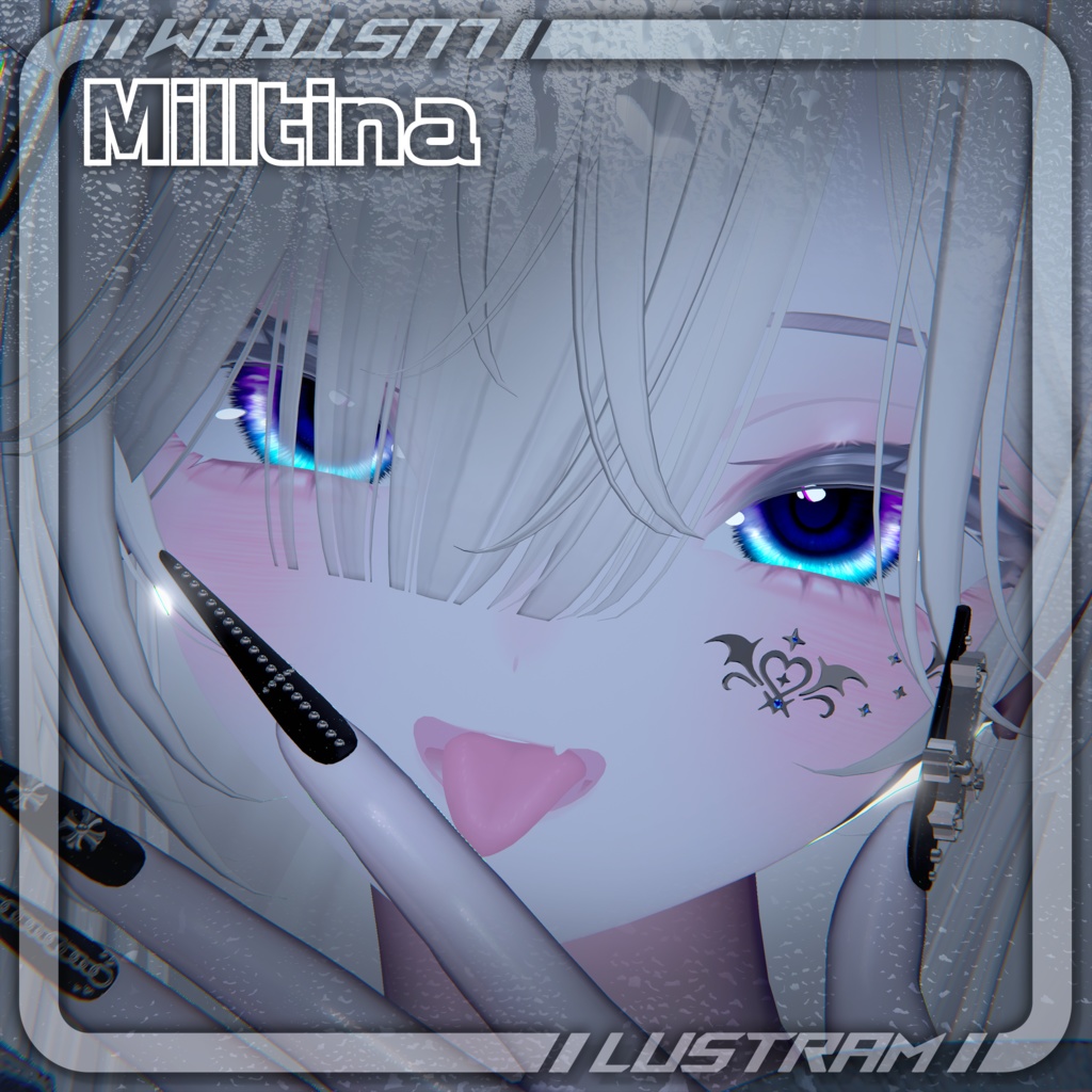 【10アバター対応】氷の雫 EyeTexture❄️🫧